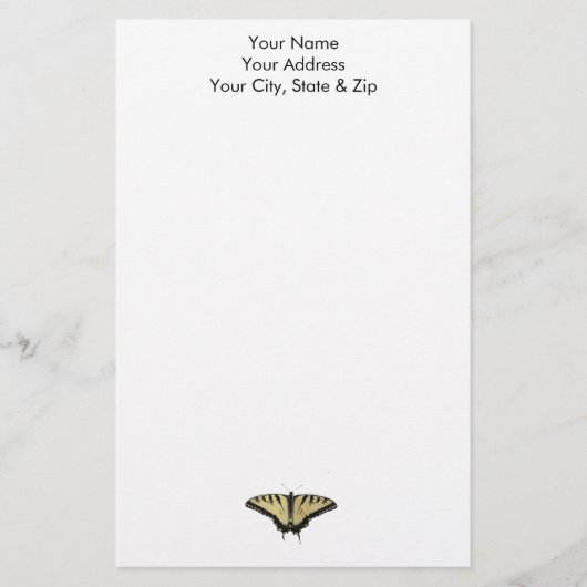 Tiger Swallowtail Briefpapier (Voorkant)