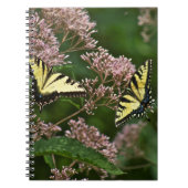 Tiger Swallowtail Butterflies over Joe Pye Weed Notitieboek (Voorkant)