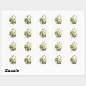 Tiger Swallowtail Butterflies Vierkante Sticker (Vel)