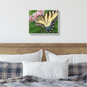 Tiger Swallowtail Butterfly Canvas Afdruk (Insitu (Slaapkamer))