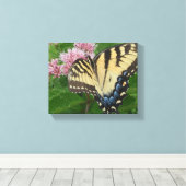 Tiger Swallowtail Butterfly Canvas Afdruk (Insitu (Houten vloer))