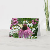 Tiger Swallowtail Butterfly Flower Wenskaart Kaart (Voorkant)