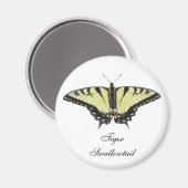 Tiger Swallowtail Butterfly Magneet (Voorkant / Achterkant)