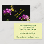 Tiger Swallowtail Butterfly op Phlox in Summer Visitekaartje (Voorkant / Achterkant)