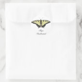 Tiger Swallowtail Butterfly Ronde Sticker (Tas)