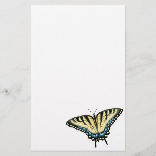 Tiger Swallowtail Butterfly Stationery Briefpapier (Voorkant)