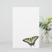 Tiger Swallowtail Butterfly Stationery Briefpapier (Staand voorkant)