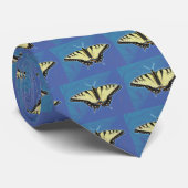 Tiger Swallowtail Butterfly Stropdas (Opgerold)