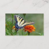 Tiger Swallowtail Butterfly Visitekaartje (Achterkant)