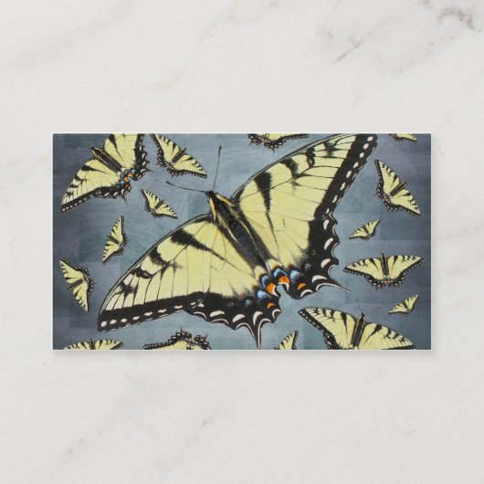 Tiger Swallowtail Butterfly Visitekaartje (Achterkant)