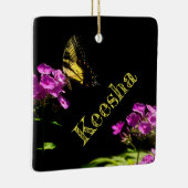 Tiger Swallowtail op Phlox Keramisch Ornament (Rechts)