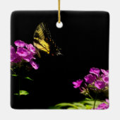 Tiger Swallowtail op Phlox Keramisch Ornament (Achterkant)