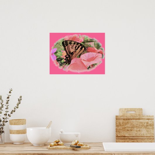 Tiger Swallowtail Poster (Keuken)