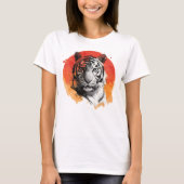 Tiger symbol of courage.  T-Shirt (Voorkant)