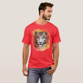 Tiger symbol of courage.  T-Shirt (Voorkant volledig)