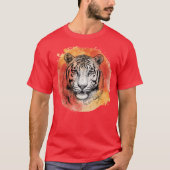 Tiger symbol of courage.  T-Shirt (Voorkant)