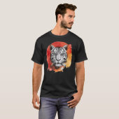 Tiger symbol of courage t-shirt (Voorkant volledig)
