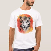 Tiger symbol of courage.  T-Shirt (Voorkant)