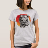 Tiger symbol of courage.  T-Shirt (Voorkant)