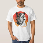 Tiger symbol of courage.  T-Shirt (Voorkant)