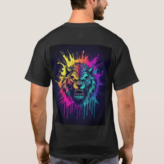 Tiger T-shirt bewerken (Achterkant)