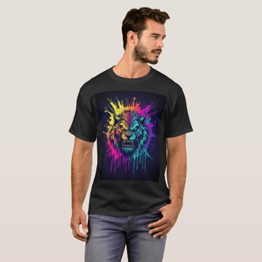 Tiger T-shirt bewerken (Voorkant volledig)