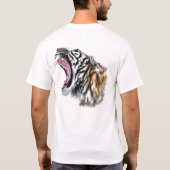 Tiger T-Shirt Tekening - Jouw tekst (Achterkant)