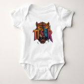 Tiger T-shirt voor baby (Voorkant)