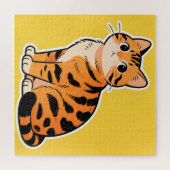 Tiger Tabby Cat Puzzle Legpuzzel (Horizontaal)