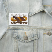 Tiger Tail Twist Donut Donut gebak Bakkerij Naamplaatje (In situ)