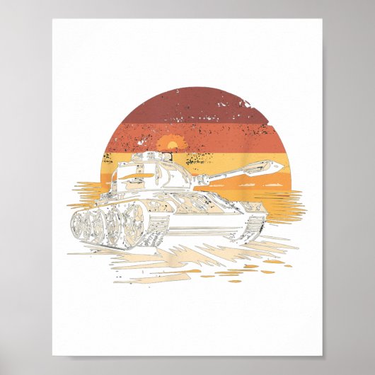  Tiger Tank Tweede Wereldoorlog Poster (Voorkant)