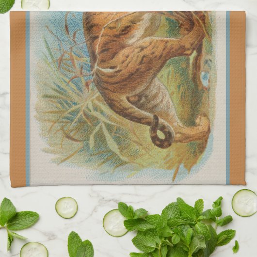  Tiger Tea Towel Theedoek (Gevouwen)