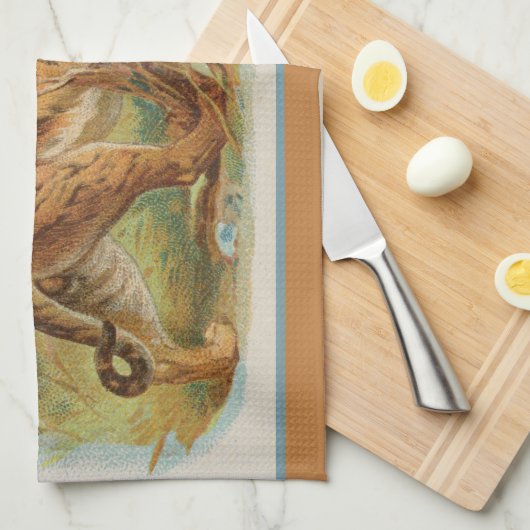  Tiger Tea Towel Theedoek (Quarter Fold)