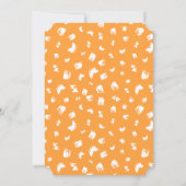 Tiger Theme Baby shower Invitation Kaart (Achterkant)