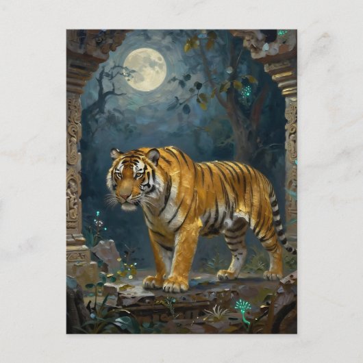 Tiger Themed | Keeping in Touch Briefkaart (Voorkant)