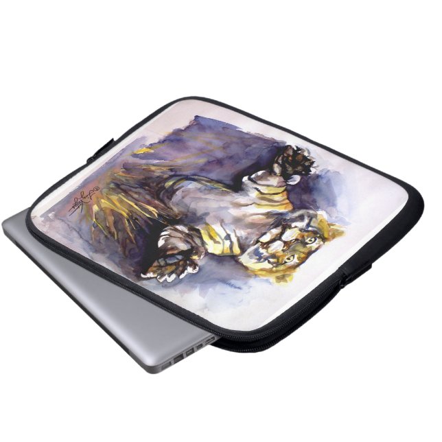 Tiger Tiger Electronics Bag Laptop Sleeve (Voorkant onderkant)