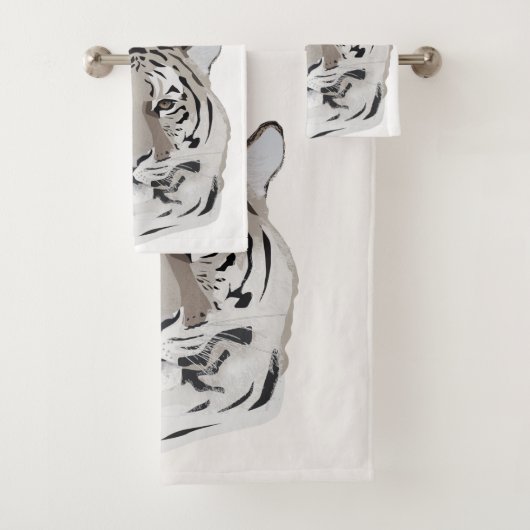 Tiger, tiger face, symbol of 2022 bad handdoek (Insitu)