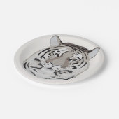 Tiger, tiger face, symbol of 2022 papieren bordje (Gekanteld)