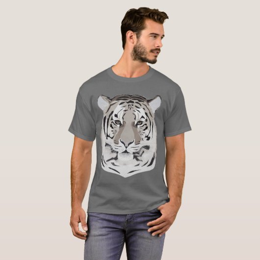 Tiger, tiger face, symbol of 2022  t-shirt (Voorkant volledig)