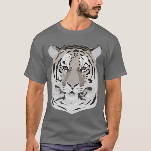 Tiger, tiger face, symbol of 2022  t-shirt (Voorkant)