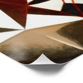 Tiger Tiger Fearful Symmetry Geometric Art Perfect Poster (Hoek)