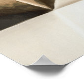 Tiger Tiger Fearful Symmetry Geometric Art Poster (Hoek)