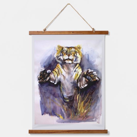Tiger Tiger Hanging Tapestry Hangend Wandkleed (Voorkant)