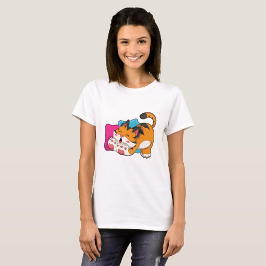 Tiger tired t-shirt (Voorkant volledig)