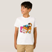 Tiger tired t-shirt (Voorkant volledig)