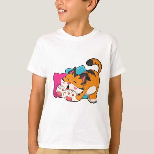 Tiger tired t-shirt (Voorkant)