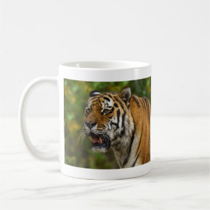 Tiger toont zijn tanden koffiemok