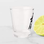 Tiger Traditioneel Chinees Karakter Zodiac Sign Shot Glas (Links)