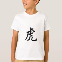 Tiger Traditioneel Chinees Karakter Zodiac Sign