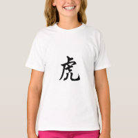 Tiger Traditioneel Chinees Karakter Zodiac Sign